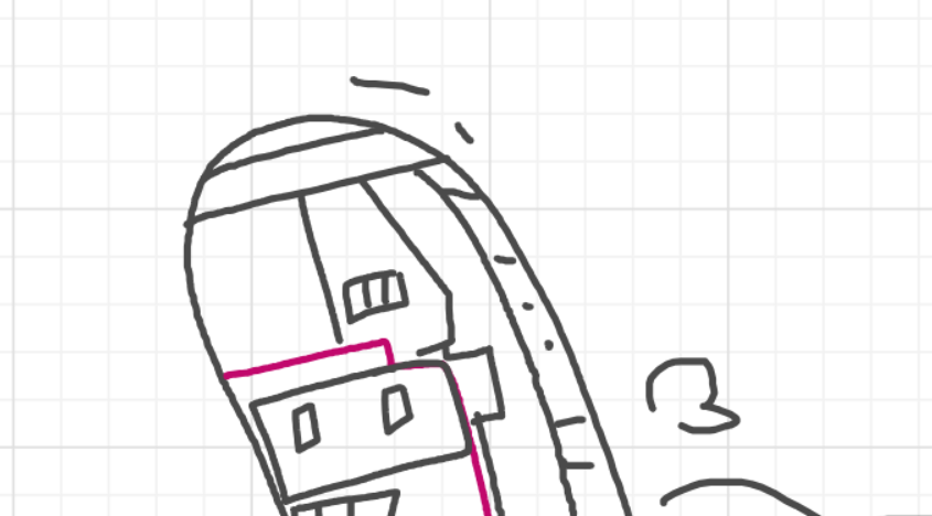 A panel from I've Been Everywhere, Man, episode nine of the Board Boards object show by Furretwalk/WalkingFurret.